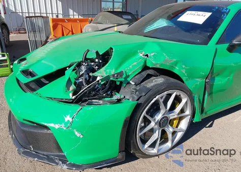 2022 Porsche 911 Gt3 z USA, uszkodzony, nr VIN WP0AC2A93NS269531